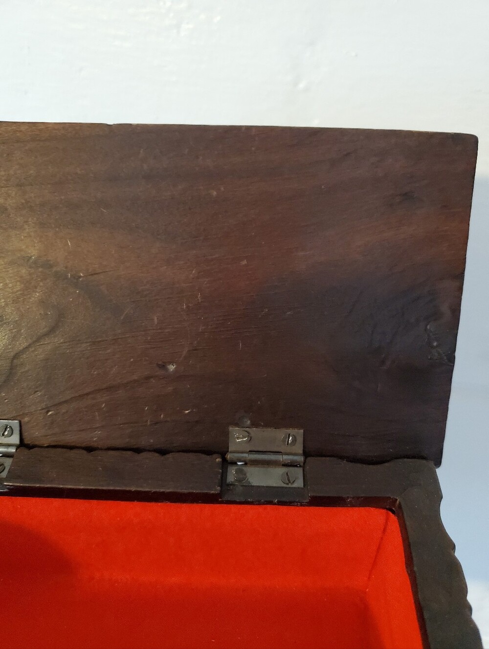 Vintage Handcrafted Spain Brown Wooden Jewelry Box - Decorative Home Accent - Picture 6 of 16
